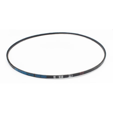 D&D 3L530 FHP V-Belt, 53 in Outside Length, 3/8 in Top Width, 7/32 in Thickness, 1 Ribs 3L530